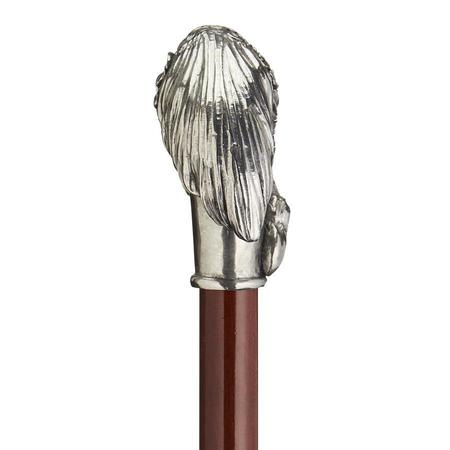 Design Toscano The Padrone Collection: Art Nouveau Swan Pewter Walking Stick PA291